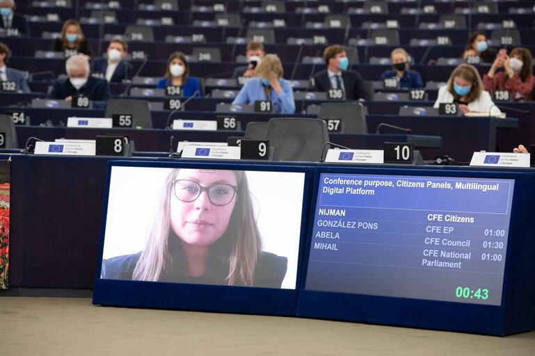 Photo 2: Conference on the Future of Europe (CoFoE) - Inaugural Plenary