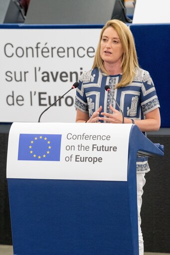 Photo 29: Conference on the Future of Europe (CoFoE) - Inaugural Plenary