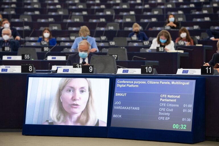 Photo 17: Conference on the Future of Europe (CoFoE) - Inaugural Plenary