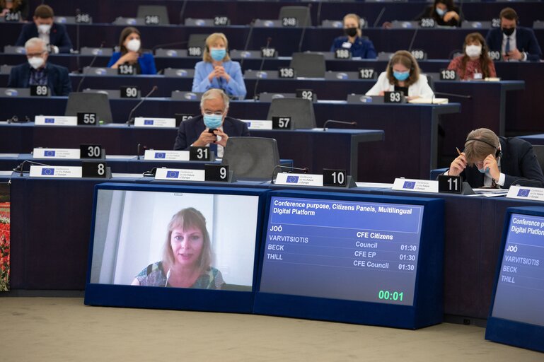 Photo 15: Conference on the Future of Europe (CoFoE) - Inaugural Plenary