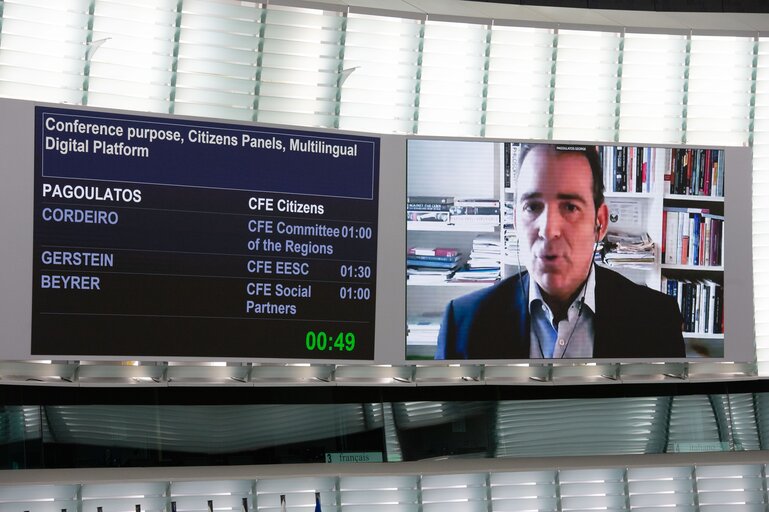 Photo 42: Conference on the Future of Europe (CoFoE) - Inaugural Plenary