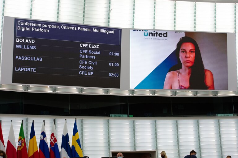 Photo 22: Conference on the Future of Europe (CoFoE) - Inaugural Plenary