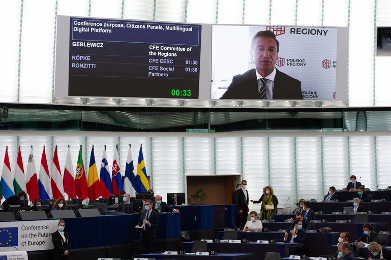 Photo 33: Conference on the Future of Europe (CoFoE) - Inaugural Plenary