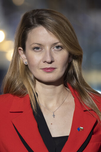 Fotografia 1: Tsvetelina PENKOVA in the EP in Strasbourg