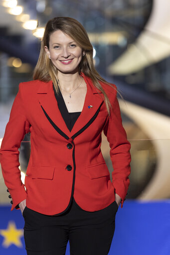 Foto 2: Tsvetelina PENKOVA in the EP in Strasbourg