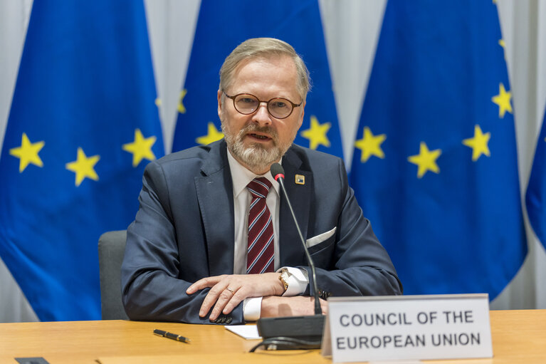 Fotografija 15: European Council - Signing ceremony of the European Declaration on digital rights and principles for the digital decade and the EU Legislative Priorities for 2023 and 2024 - Joint Declaration of the European Parliament, the Council of the European Union and the European Commission..