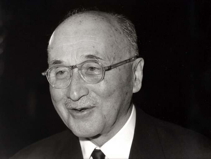 Foto 12: Jean MONNET, one of the Founding Fathers of the European Union.