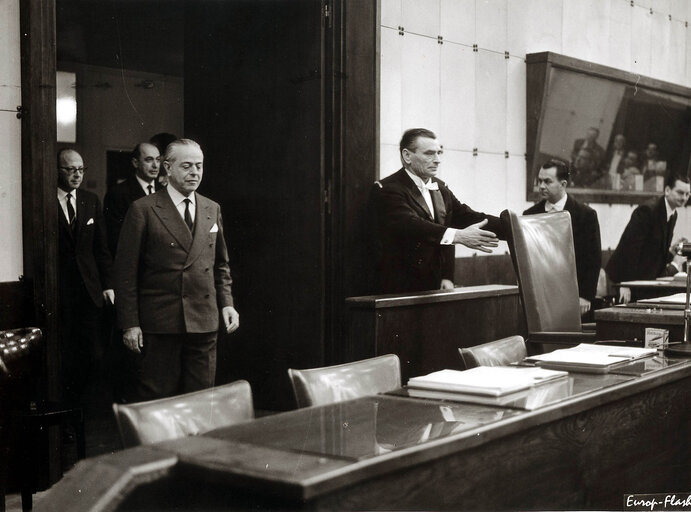 Fotografie 1: Gaetano MARTINO, President of the European Parliament from 1962 to 1964.