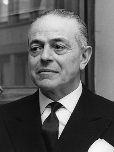 Fotografie 2: Portrait of Gaetano MARTINO, President of the European Parliament from 1962 to 1964.