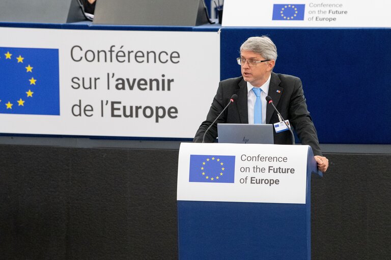Photo 47: Conference on the Future of Europe (CoFoE) - Inaugural Plenary