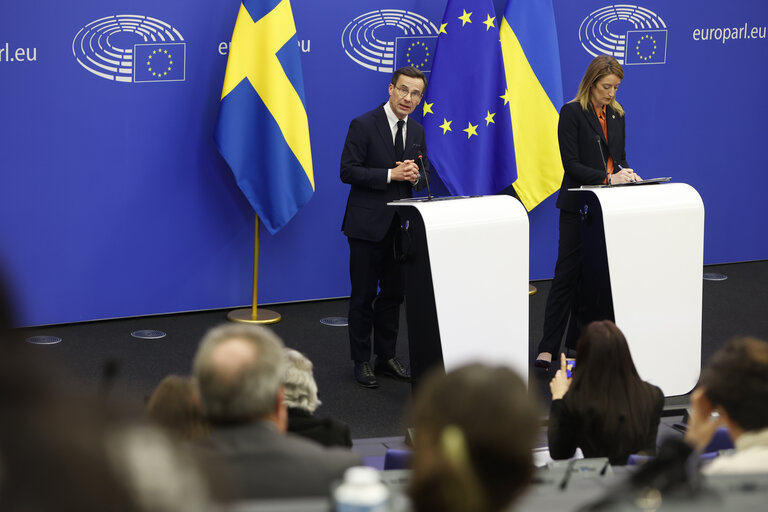 Foto 23: Press conference - Presentation of the programme of activities of the Swedish Presidency