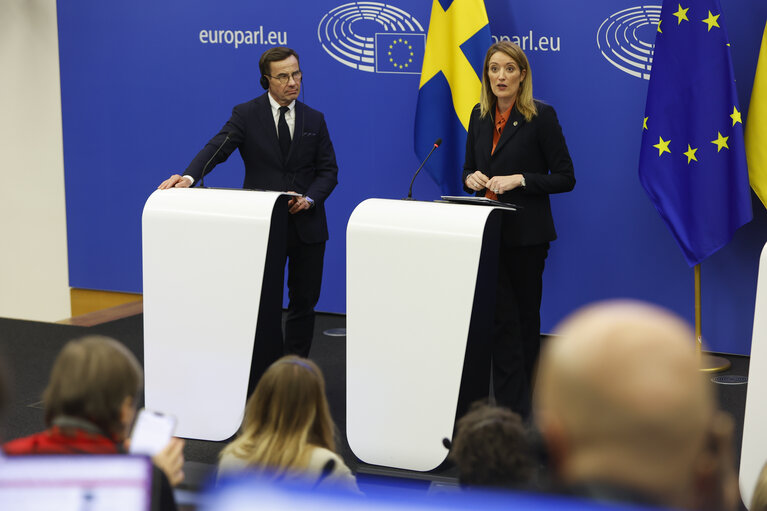 Foto 10: Press conference - Presentation of the programme of activities of the Swedish Presidency