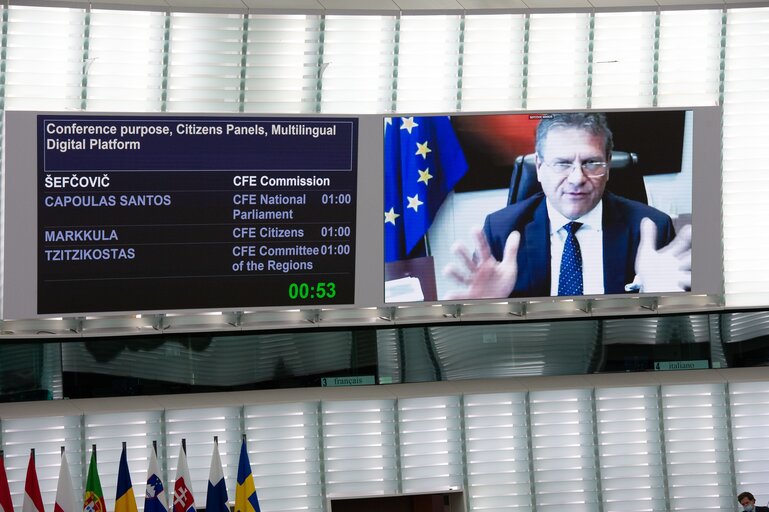 Conference on the Future of Europe (CoFoE) - Inaugural Plenary