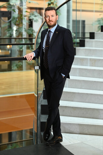 Photo 12: Matteo GAZZINI in the EP in Strasbourg