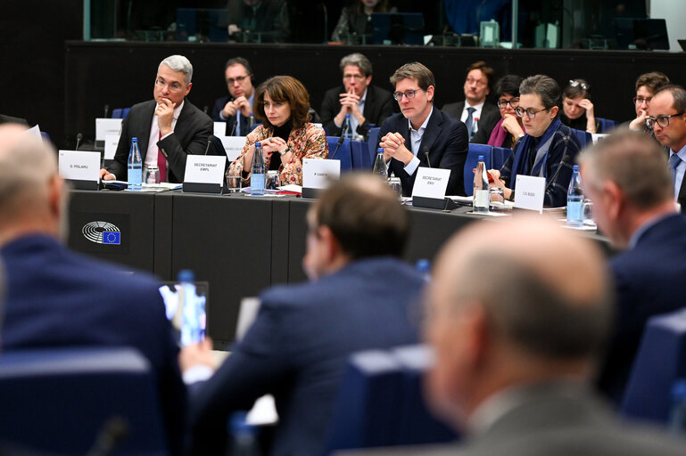 Photo 12: CCC meeting - Exchange of views with Jessika ROSWALL, Swedish Minister for EU Affairs