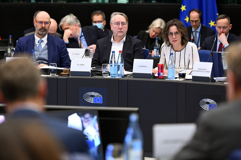 Photo 9: CCC meeting - Exchange of views with Jessika ROSWALL, Swedish Minister for EU Affairs