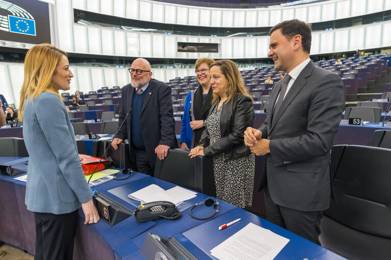 Fotografija 25: EP Plenary session.- Conclusions of the European Council meeting of 15 December 2022