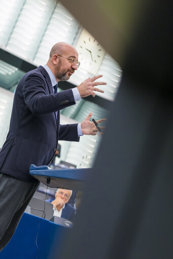 Fotografija 17: EP Plenary session.- Conclusions of the European Council meeting of 15 December 2022