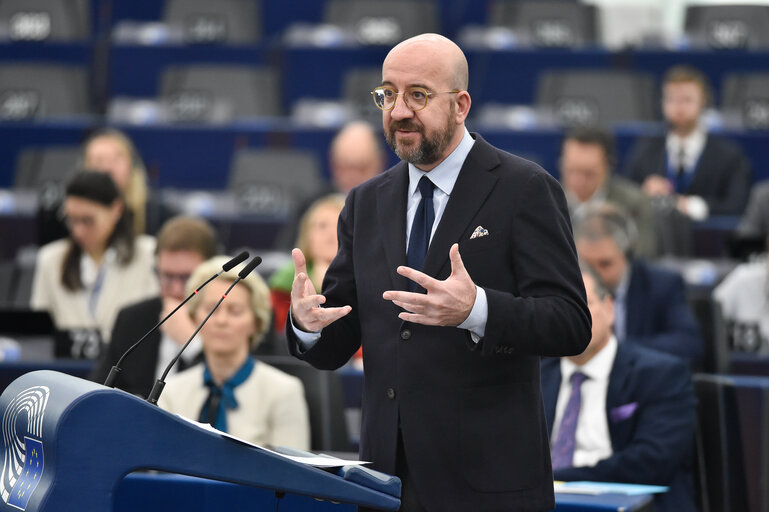 Fotografija 9: EP Plenary session - Conclusions of the European Council meeting of 15 December 2022