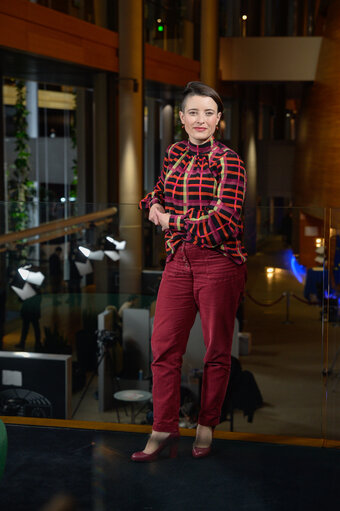 Foto 12: Karen MELCHIOR in the EP in Strasbourg