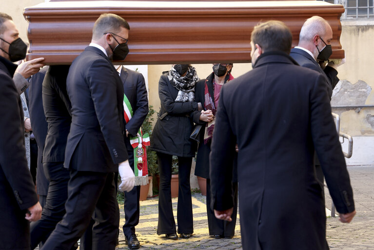 State Funeral for David SASSOLI, EP President