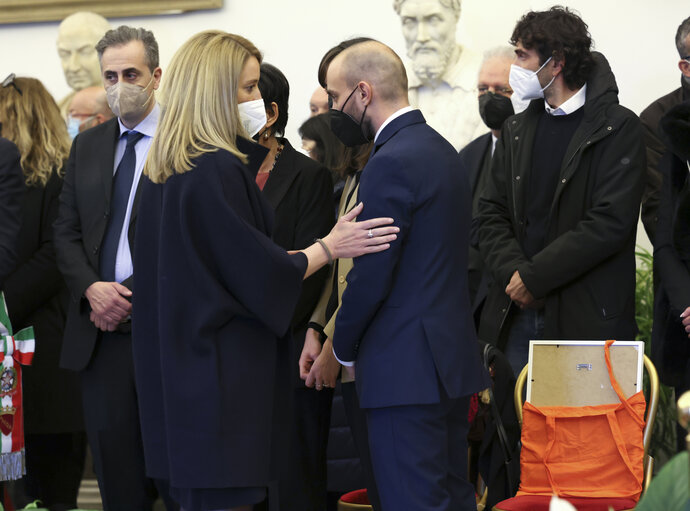State Funeral for David SASSOLI, EP President