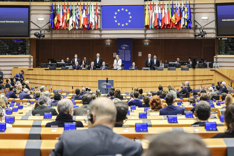 Fotogrāfija 11: EP Plenary session - International Holocaust Remembrance Day.Formal Address by Isaac HERZOG, President of Israel