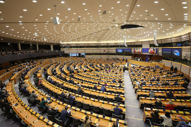 Fotogrāfija 15: EP Plenary session - International Holocaust Remembrance Day.Formal Address by Isaac HERZOG, President of Israel