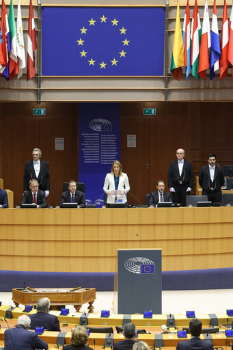 Fotogrāfija 21: EP Plenary session - International Holocaust Remembrance Day.Formal Address by Isaac HERZOG, President of Israel