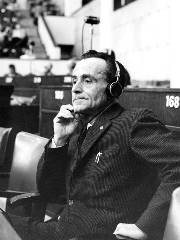 Antonio DANIELE during a session in Strasbourg, France, May 09, 1961.