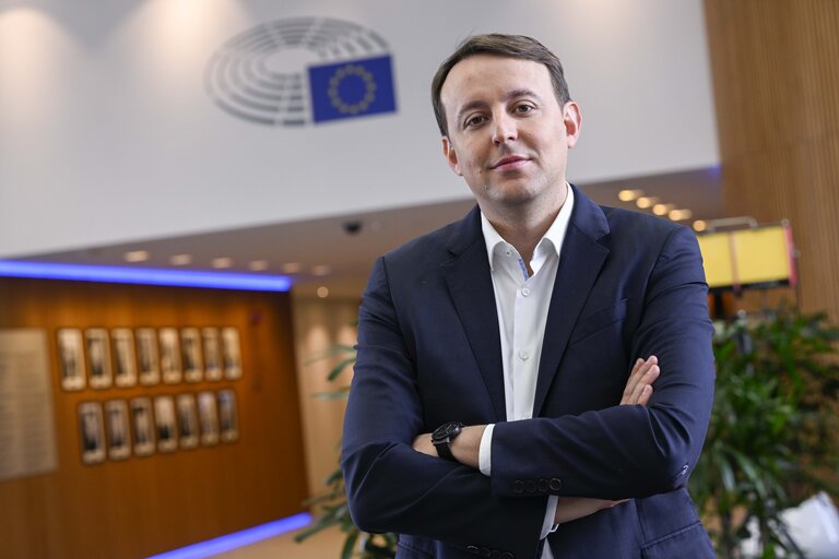 Javi LOPEZ in the EP in Brussels