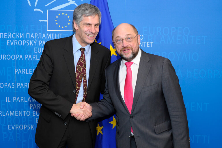 Foto 1: EP President meets Gerald HAFNER