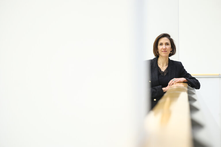 Photo 16: Valerie Hayer in the EP in Brussels