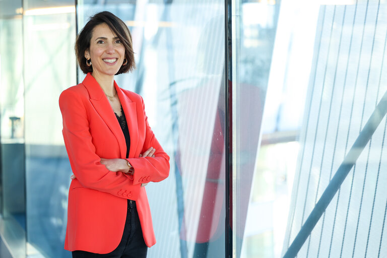 Photo 7: Valerie Hayer in the EP in Brussels