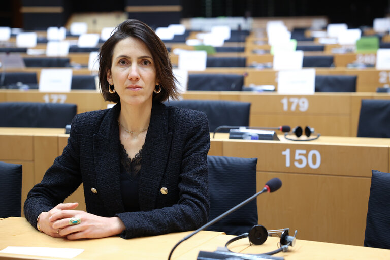 Photo 6: Valerie Hayer in the EP in Brussels