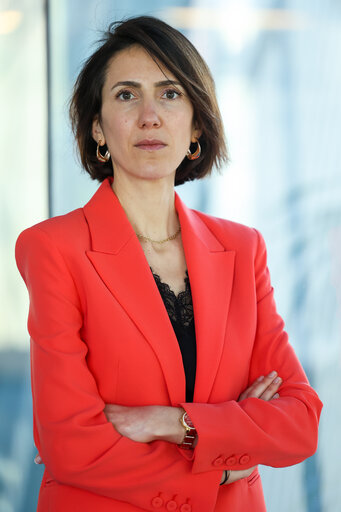 Photo 3: Valerie Hayer in the EP in Brussels