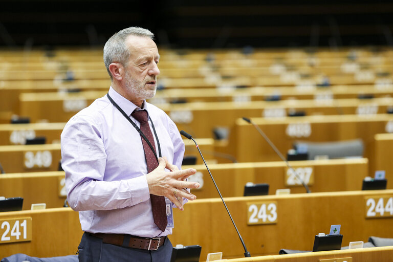 Photo 3: Plenary session - Spain's application of international standards on the definition of sexual violence - La Manada case