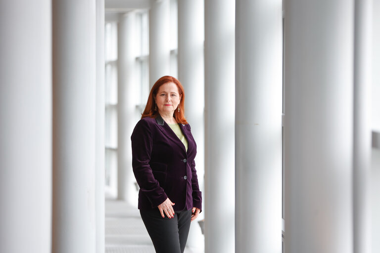 Photo 7: Agnieszka WALTER-DROP, DG LINC Director in the EP in Strasbourg