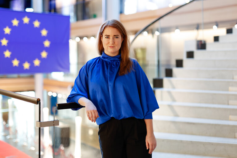 Emma WIESNER in the EP in Strasbourg