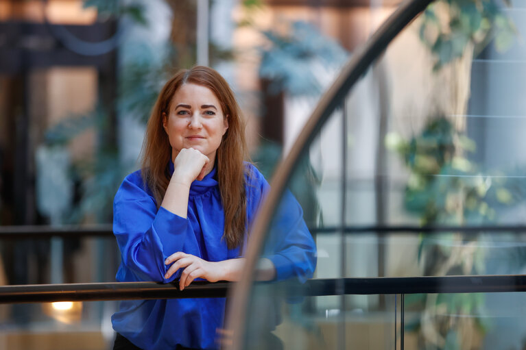 Emma WIESNER in the EP in Strasbourg