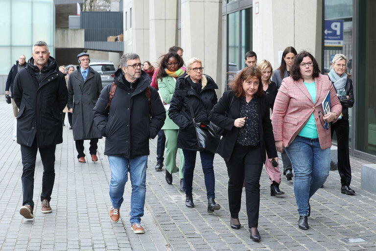 Fotografija 16: Asylum and Migration - LIBE delegation visit to Brussels.