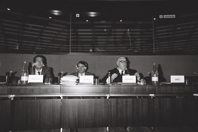 Fotografie 24: Closing session of the European Year of SMEs & the Craft Industry, in Strasbourg, 8 and 9 December 1983