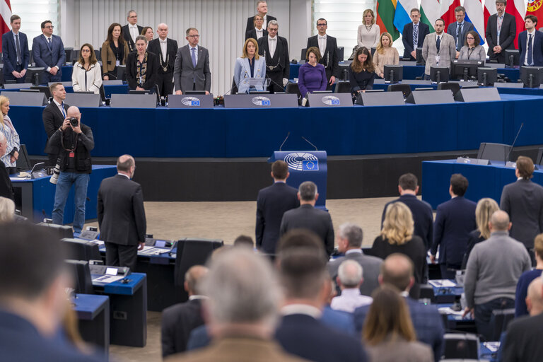 Valokuva 36: EP Plenary session.- Resumption of session and order of business