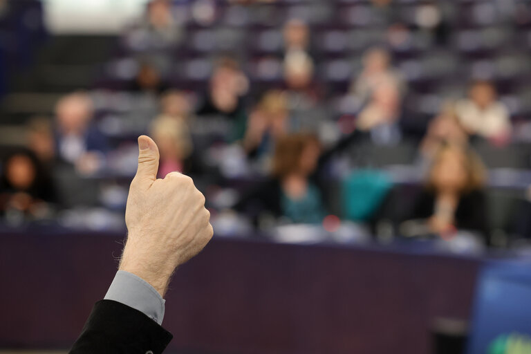 Valokuva 4: EP Plenary session - Resumption of session and order of business