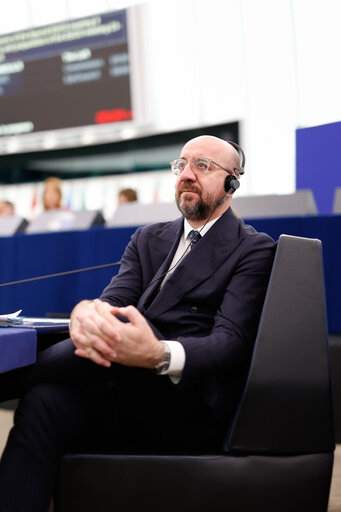 Fotografia 9: EP Plenary session - Conclusions of the Special European Council meeting of 9 February and preparation of the European Council meeting of 23-24 March 2023