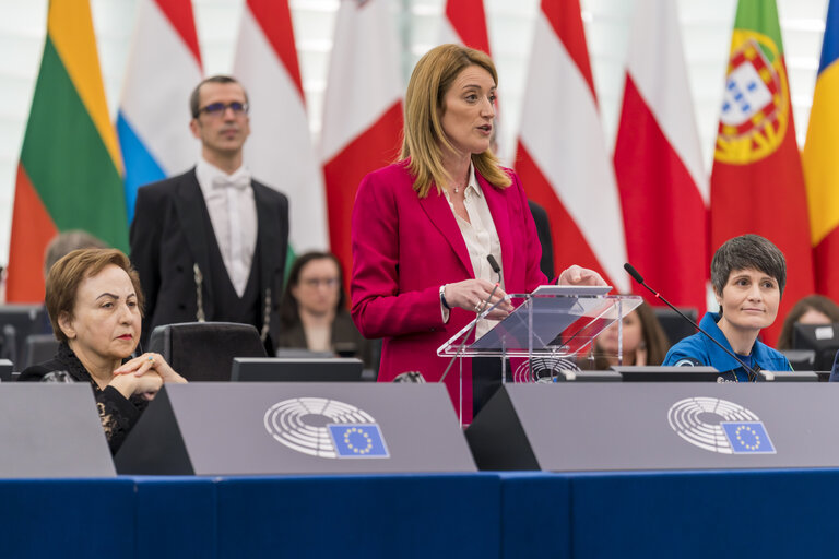 Photo 31 : EP Plenary session.- International Women's Day Celebration