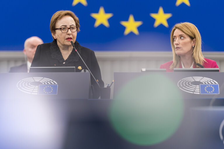 Photo 22 : EP Plenary session.- International Women's Day Celebration