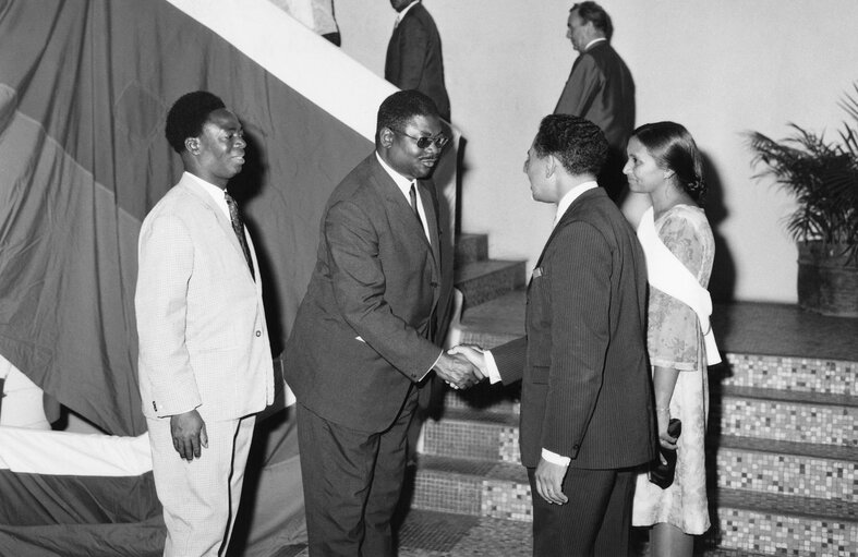 Foto 45: Visit to Madagascar from 9th to 15th January 1969 - Reception at City Hall