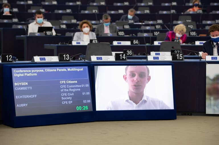 Photo 9: Conference on the Future of Europe (CoFoE) - Inaugural Plenary