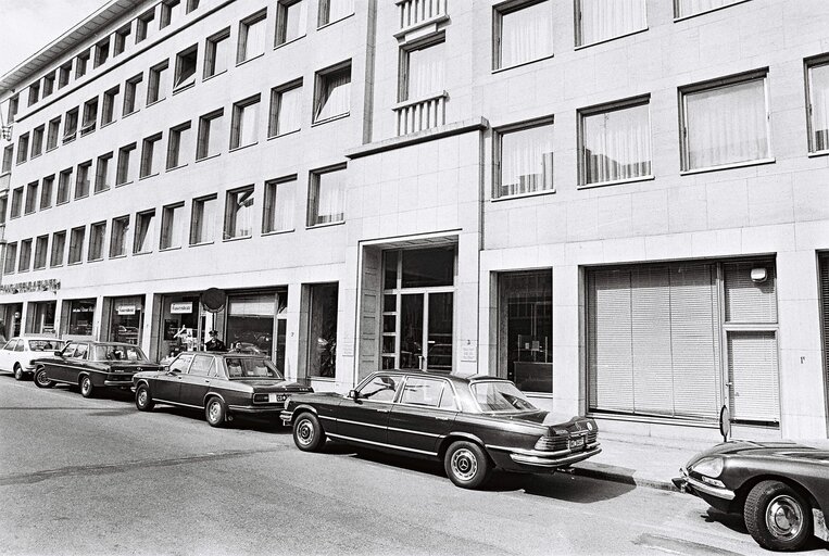 Fotagrafa 7: Former EP building, Boulevard de l'Empereur, in Brussel, between 1977 and 1981